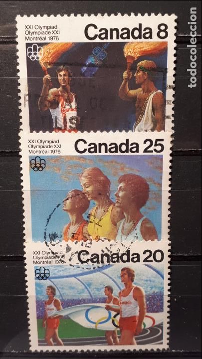 Sellos: CANAD&Aacute;. A&Ntilde;0 1976 &deg;. Yvert 604/6 - Foto 1