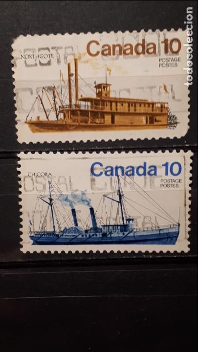 Sellos: CANAD&Aacute;. A&Ntilde;0 1976 &deg; Yvert 618 y 619 - Foto 1