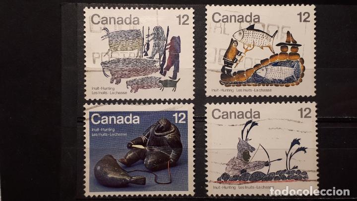 Sellos: CANAD&Aacute;. A&Ntilde;0 1977 &deg;. Yvert 646/9 - Foto 1