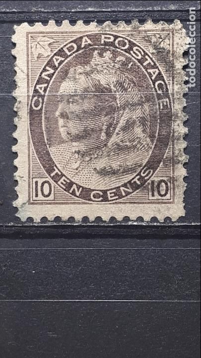 Sellos: CANAD&Aacute;. A&ntilde;o 1897-8. &deg;. Yvert 71 - Foto 1