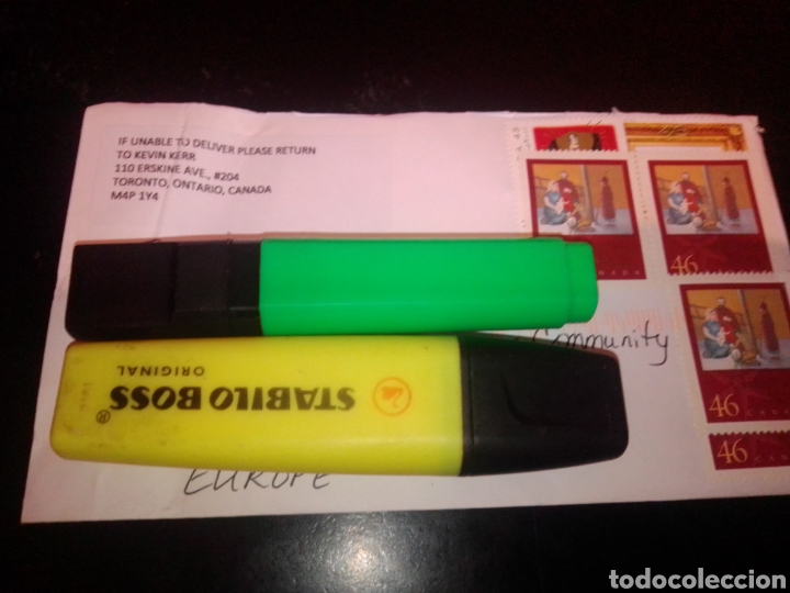 Sellos: Sobre franqueado Canad&aacute; - Foto 1