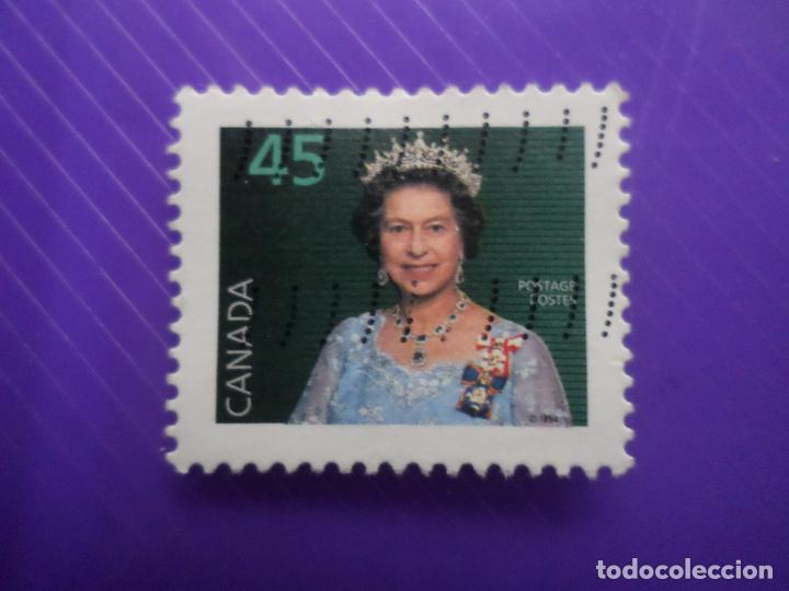 Sellos: .canada, isabel II, sello usado - Foto 1