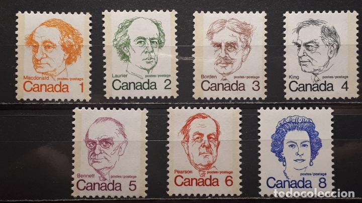 Sellos: CANAD&Aacute; .* *. A&Ntilde;O 1973. YVERT 508/14 b&aacute;sica - Foto 1