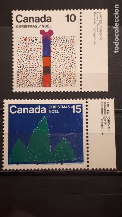 Sellos: CANAD&Aacute; .* *. A&Ntilde;O 1975. YVERT 588/9 - Foto 1
