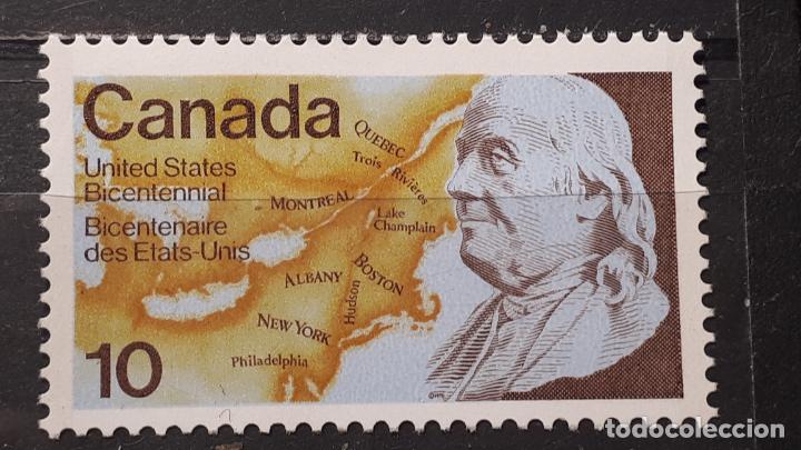 Sellos: CANAD&Aacute; .* *. A&Ntilde;O 1976. YVERT 603 - Foto 1