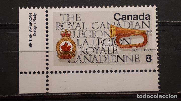 Sellos: CANAD&Aacute; .* *. A&Ntilde;O 1975. YVERT 590 - Foto 1