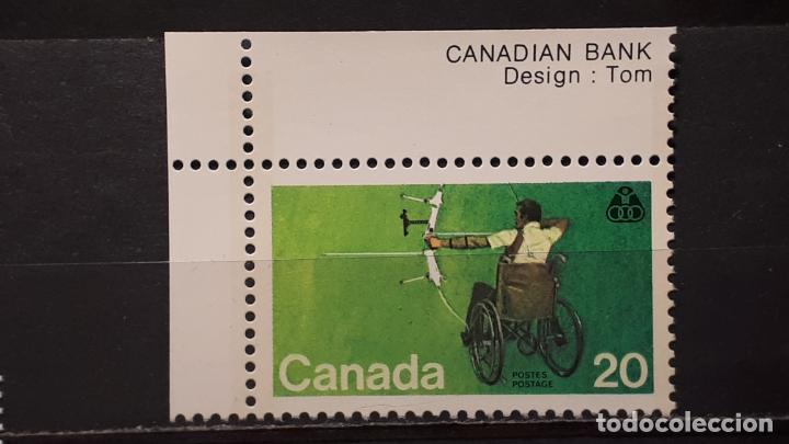 Sellos: CANAD&Aacute; .* *. A&Ntilde;O 1976. YVERT 607 - Foto 1