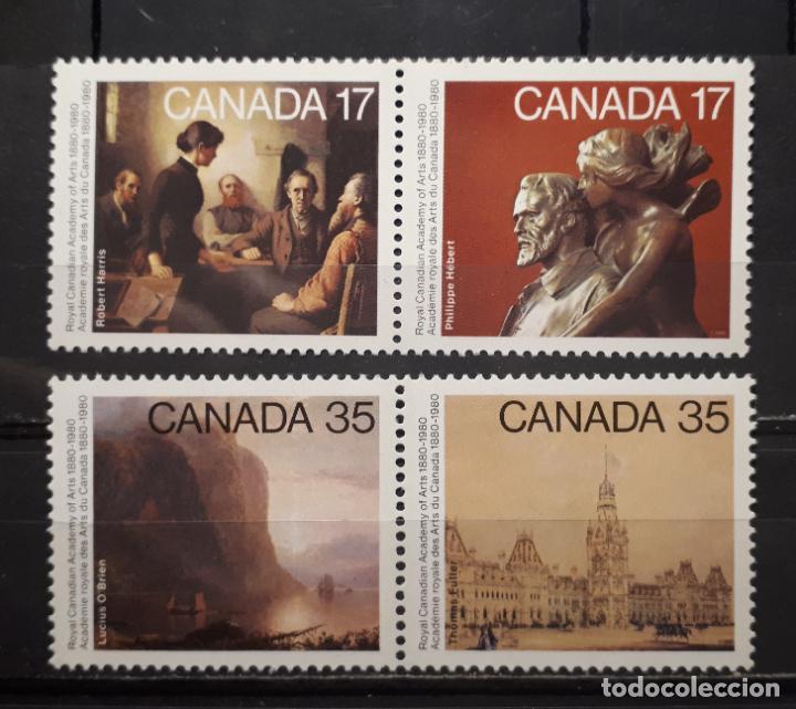Sellos: CANAD&Aacute; . A&ntilde;o 1980 **. YVERT 728/31 - Foto 1