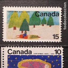 Sellos: CANADÁ . AÑO 1970.**. YVERT 449 Y 450