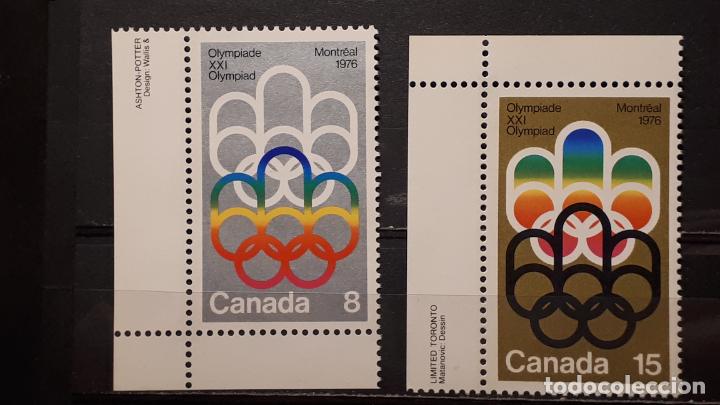 Sellos: CANAD&Aacute; ** A&Ntilde;O 1973. YVERT 506/7 - Foto 1