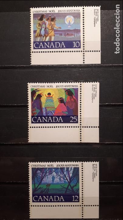 Sellos: CANAD&Aacute; ** A&Ntilde;O 1977. YVERT 643/5 - Foto 1