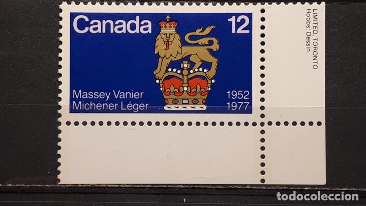 Sellos: CANAD&Aacute; ** A&Ntilde;O 1977. YVERT 634 - Foto 1