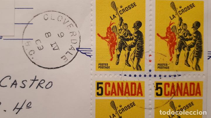 Sellos: CANAD&Aacute; . A&Ntilde;O 1969. CARTA postal . - Foto 2