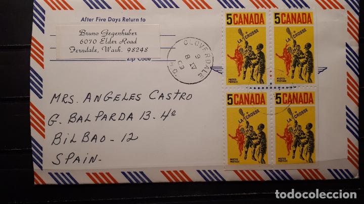 Sellos: CANAD&Aacute; . A&Ntilde;O 1969. CARTA postal . - Foto 1