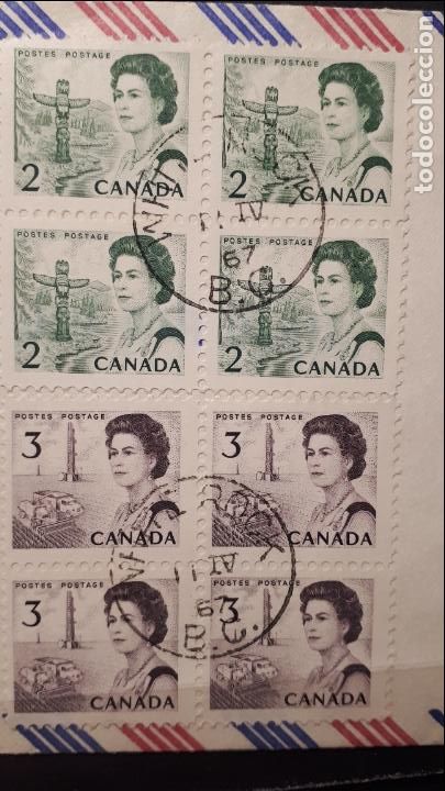 Sellos: CANAD&Aacute; . A&Ntilde;O 1967. CARTA postal . - Foto 1