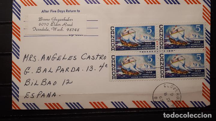 Sellos: CANAD&Aacute; . A&Ntilde;O 1969. CARTA postal . - Foto 2