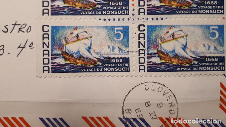 Sellos: CANAD&Aacute; . A&Ntilde;O 1969. CARTA postal . - Foto 1