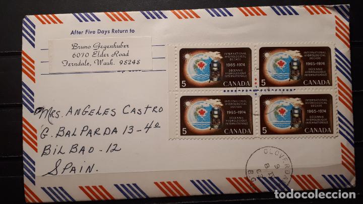 Sellos: CANAD&Aacute; . A&Ntilde;O 1969. CARTA postal . - Foto 2