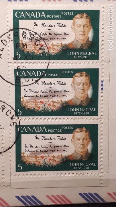 Sellos: CANAD&Aacute; . A&Ntilde;O 1969. CARTA postal . - Foto 2