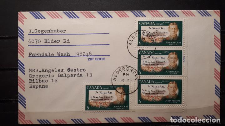 Sellos: CANAD&Aacute; . A&Ntilde;O 1969. CARTA postal . - Foto 1