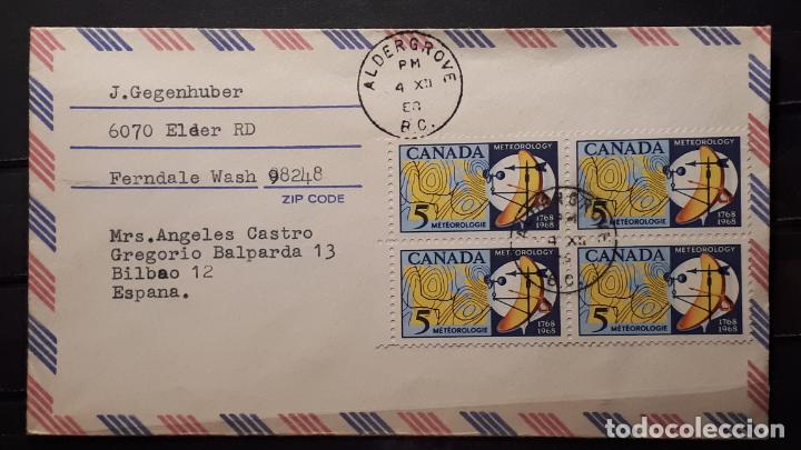 Sellos: CANAD&Aacute; . A&Ntilde;O 1968. CARTA postal . - Foto 2