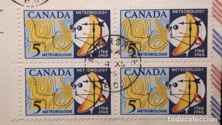 Sellos: CANAD&Aacute; . A&Ntilde;O 1968. CARTA postal . - Foto 1