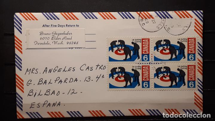 Sellos: CANAD&Aacute; . A&Ntilde;O 1969. CARTA postal . - Foto 2