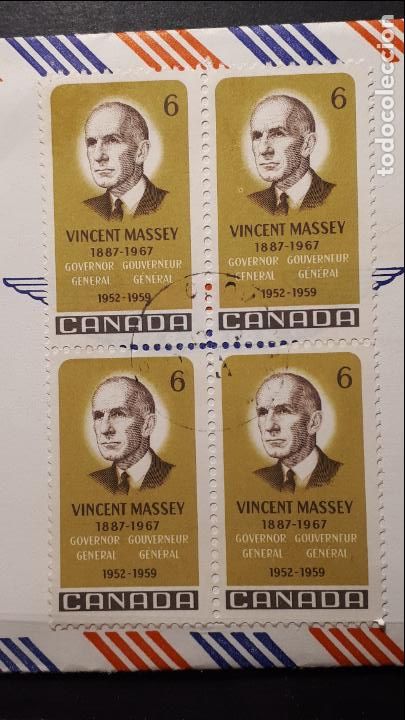 Sellos: CANAD&Aacute; . A&Ntilde;O 1969. CARTA postal . - Foto 1