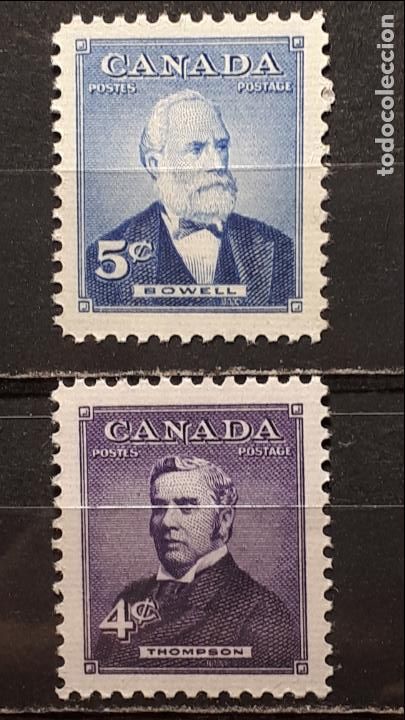 Sellos: CANAD&Aacute;. A&Ntilde;O 1954. **. YVERT 276/7 - Foto 1