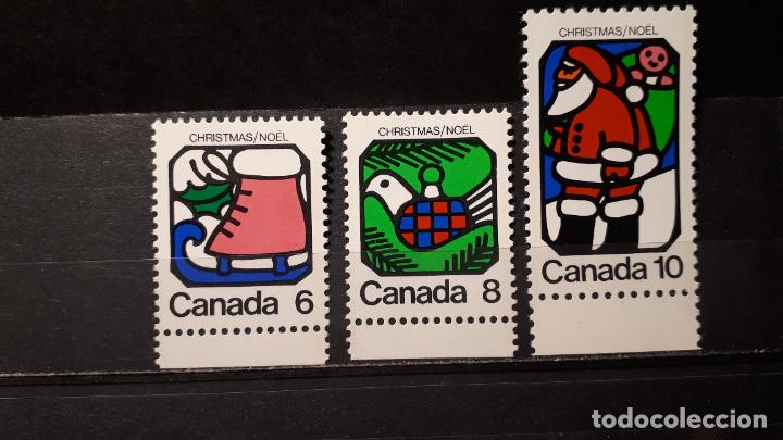 Sellos: CANAD&Aacute;. A&Ntilde;O 1973 **. YVERT 515/7 - Foto 1