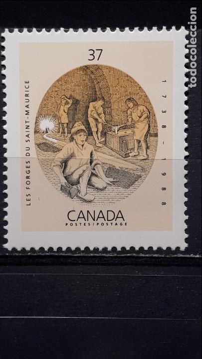 Sellos: CANAD&Aacute;. A&Ntilde;O 1988 **. YVERT 1062 - Foto 1