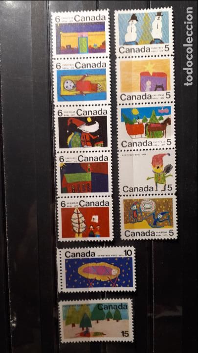 Sellos: CANAD&Aacute;. A&Ntilde;O 1970 **. YVERT 439/50 - Foto 1