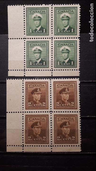 Sellos: CANAD&Aacute;. A&Ntilde;O 1943 **. YVERT 205/6 - Foto 1