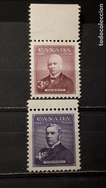Sellos: CANAD&Aacute;. A&Ntilde;O 1954 **. YVERT 276/7 - Foto 1