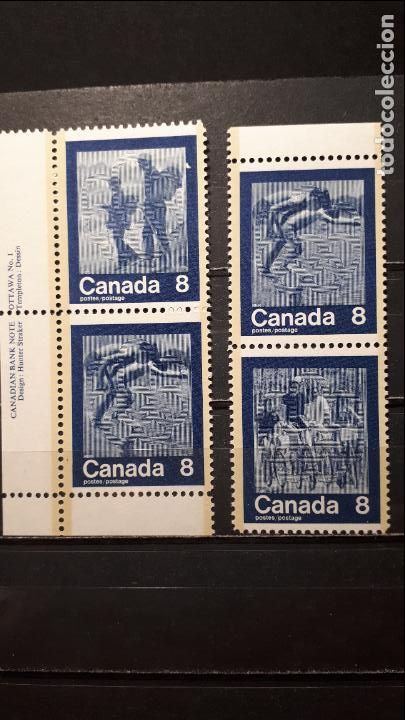 Sellos: CANAD&Aacute;. A&Ntilde;O 1974. **. Yvert 526/9 - Foto 1