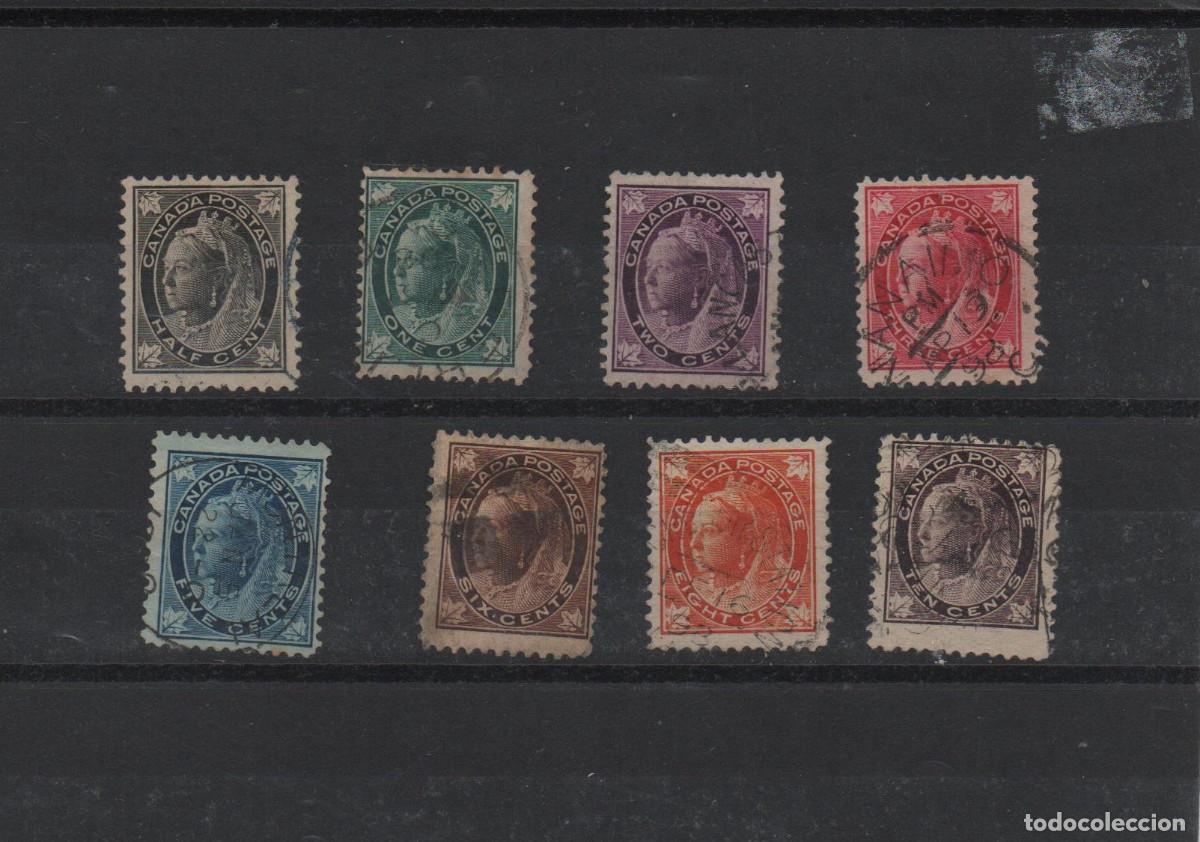 Sellos: Serie completa usada de Canad&aacute; de 1897-98 - Foto 1