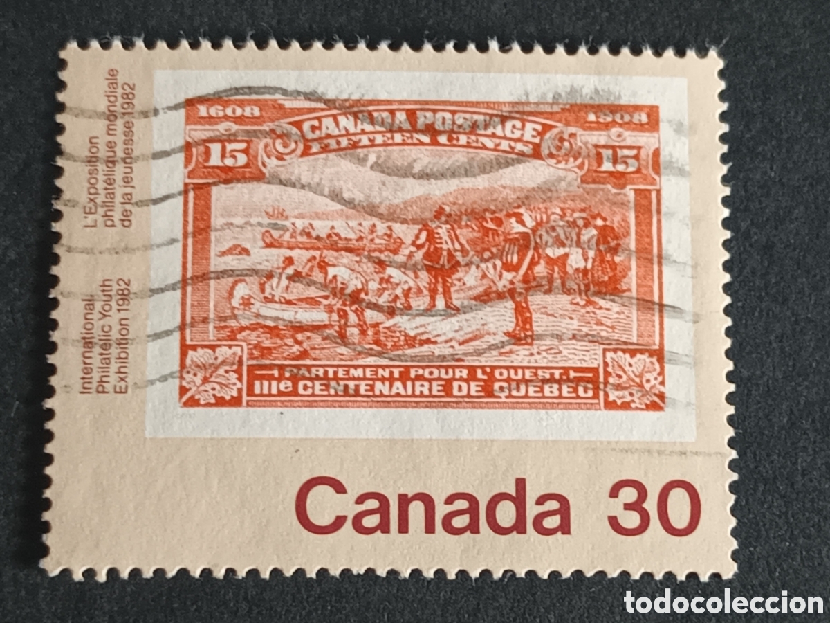 Sellos: CANAD&Aacute;. SELLO USADO. - Foto 1