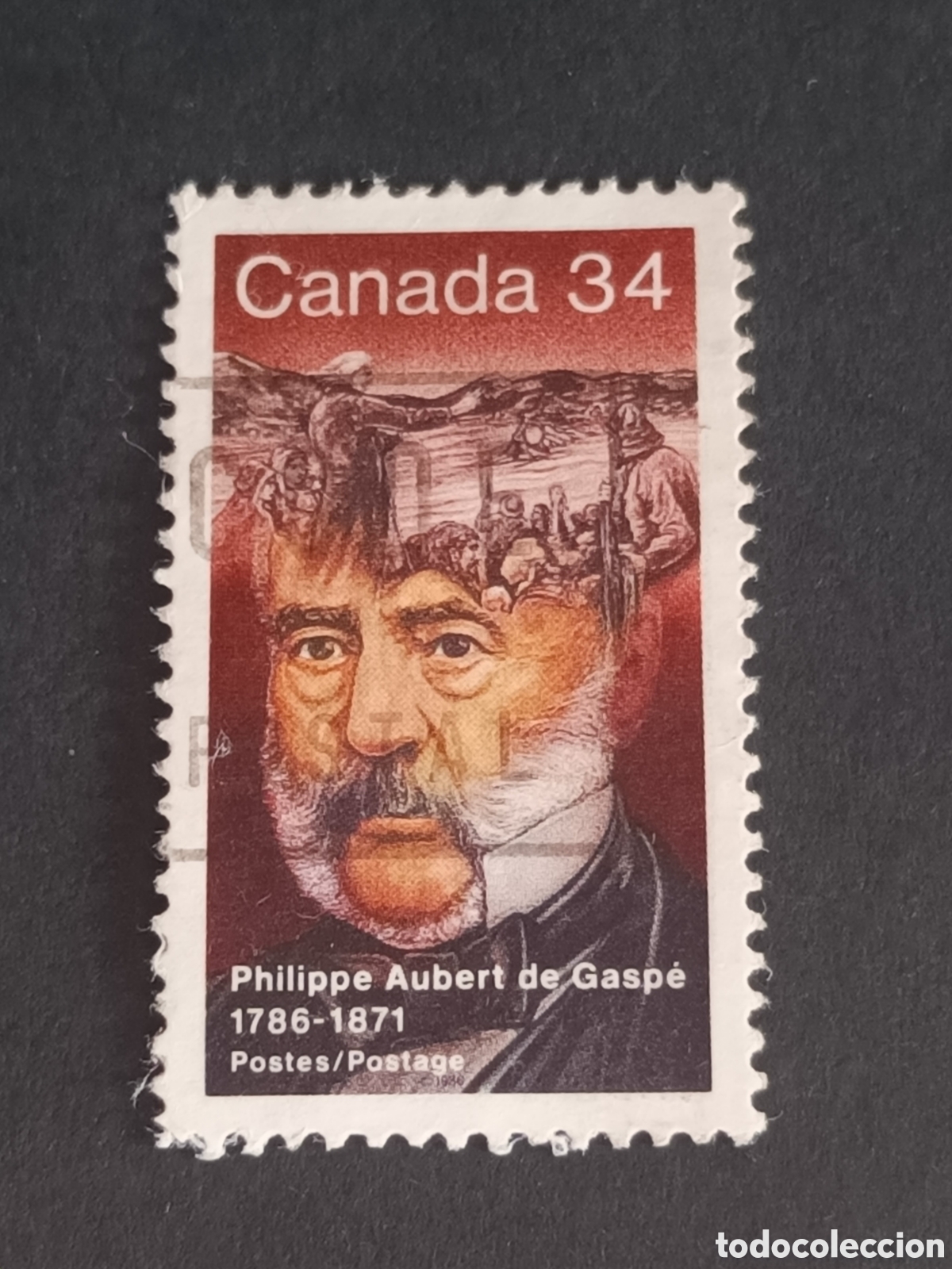 Sellos: CANAD&Aacute;. SELLO USADO. - Foto 1