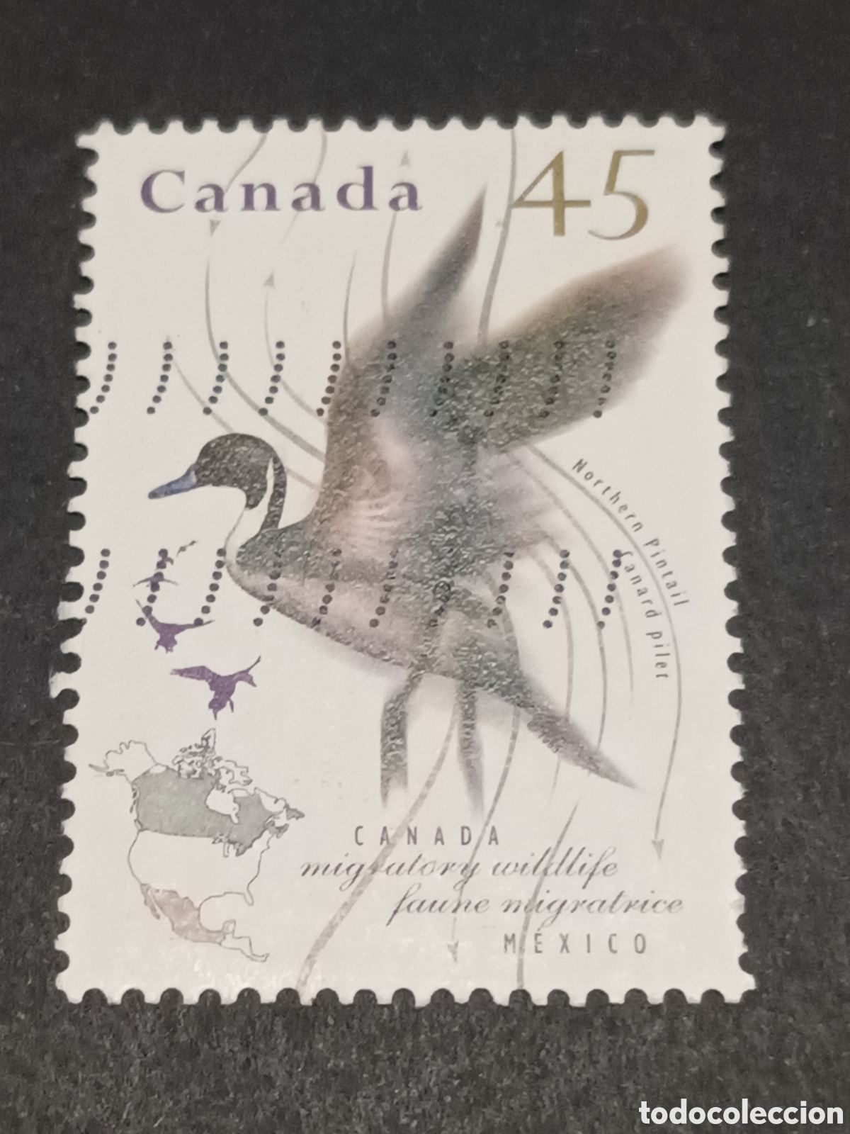 Sellos: CANAD&Aacute;. SELLO USADO. - Foto 1