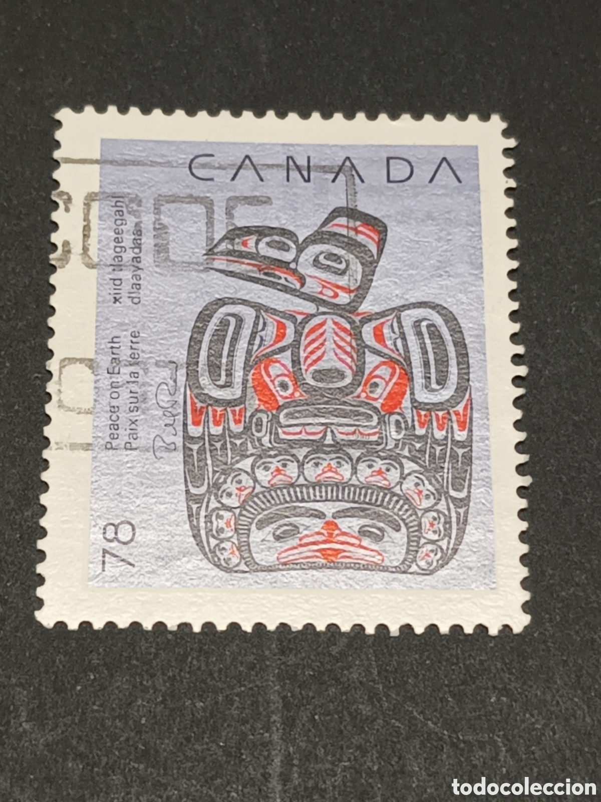Sellos: CANAD&Aacute;. SELLO USADO. - Foto 1