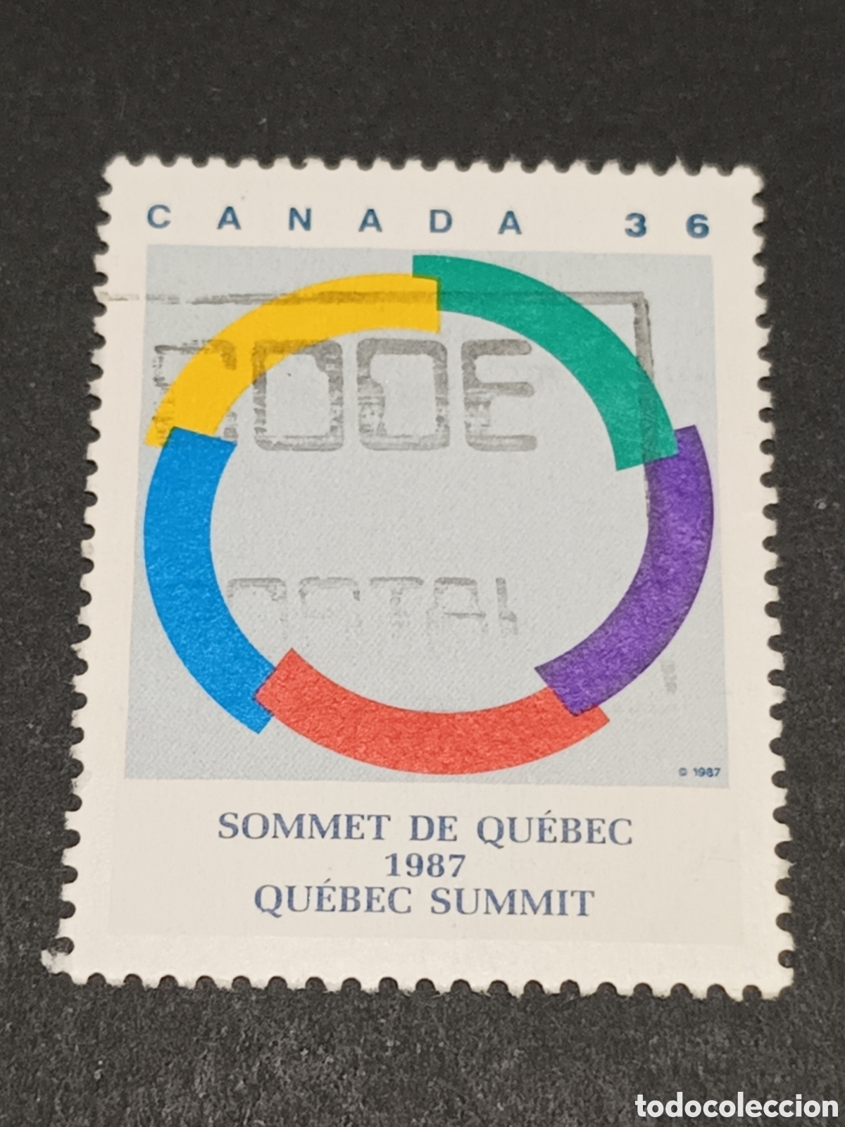 Sellos: CANAD&Aacute;. SELLO USADO. - Foto 1