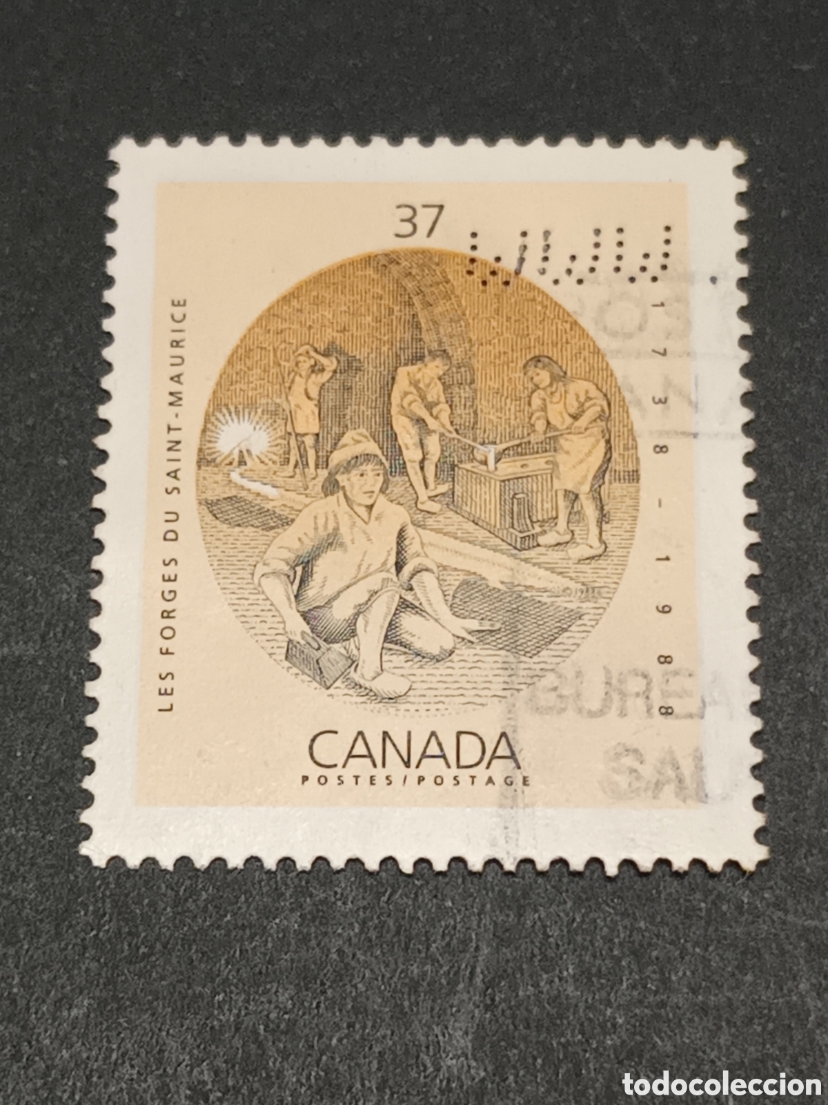 Sellos: CANAD&Aacute;. SELLO USADO. - Foto 1
