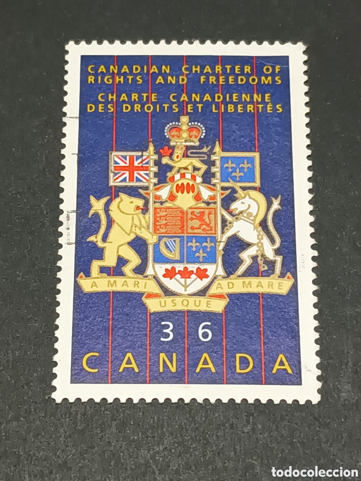 Sellos: CANAD&Aacute;. SELLO USADO. - Foto 1