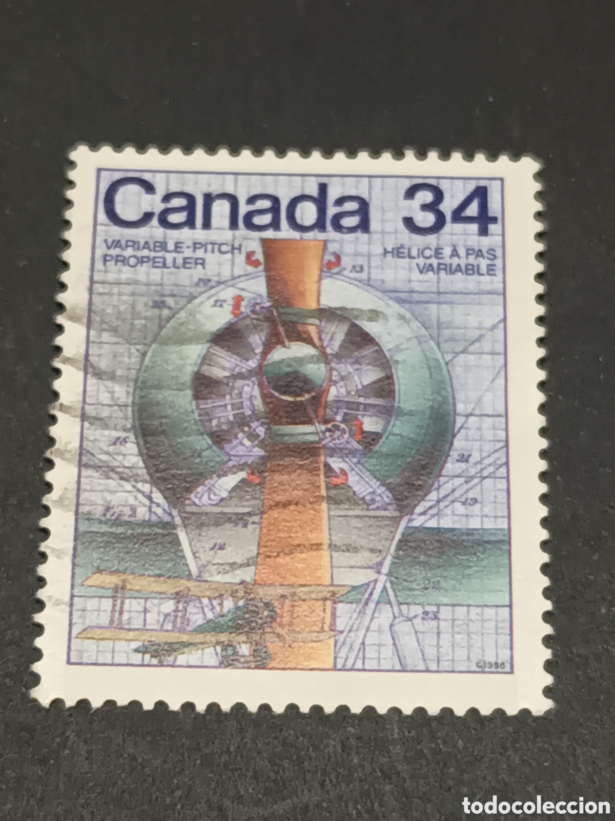 Sellos: CANAD&Aacute;. SELLO USADO. - Foto 1