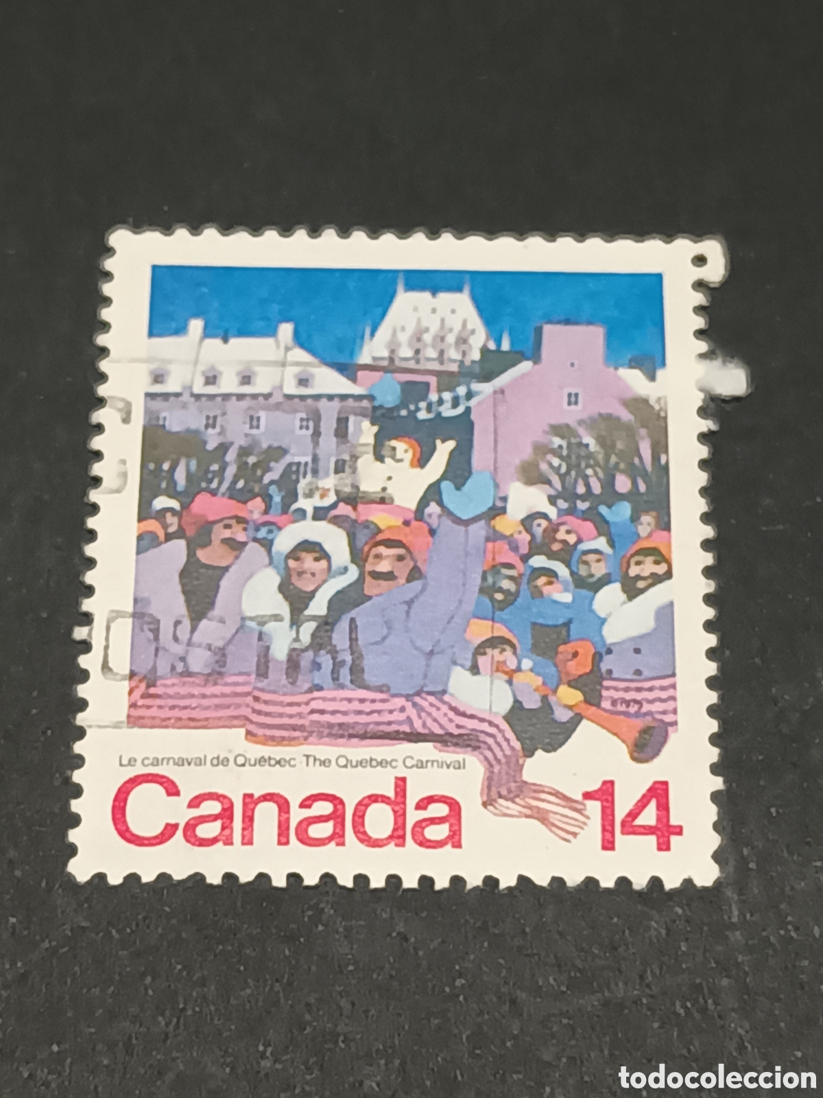 Sellos: CANAD&Aacute;. SELLO USADO. - Foto 1