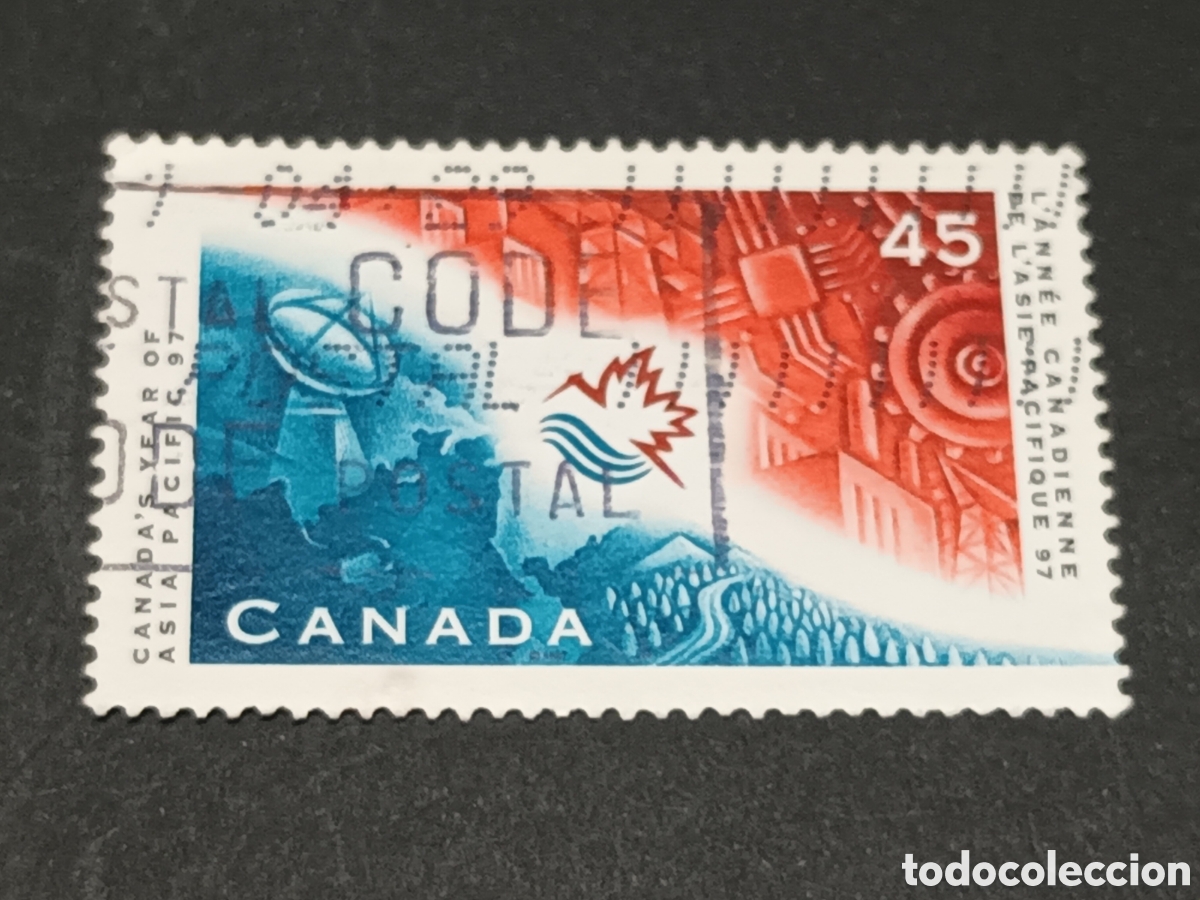 Sellos: CANAD&Aacute;. SELLO USADO. - Foto 1
