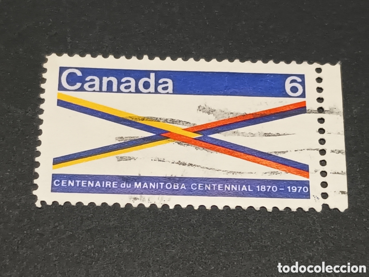 Sellos: CANAD&Aacute;. SELLO USADO. - Foto 1