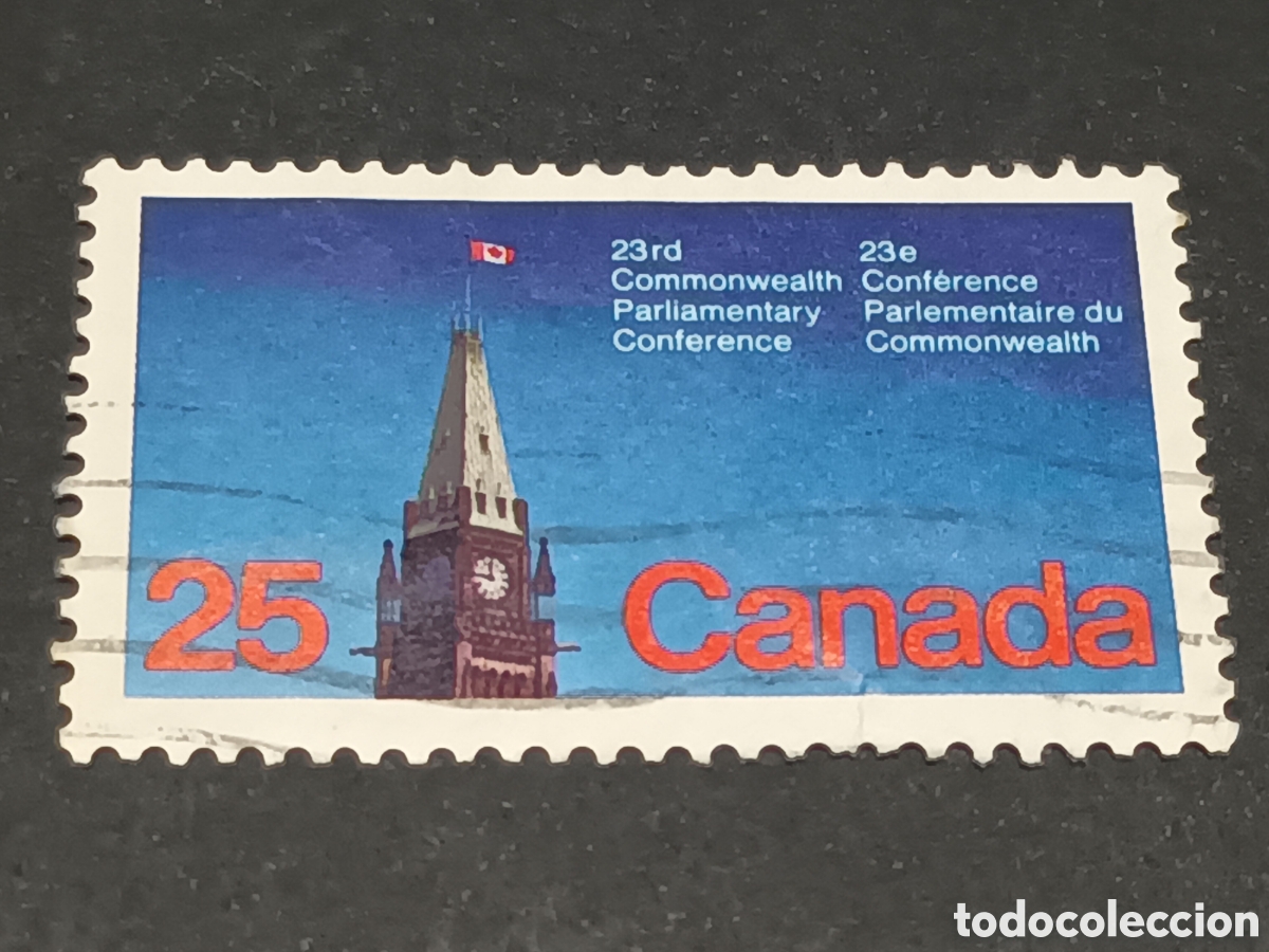Sellos: CANAD&Aacute;. SELLO USADO. - Foto 1
