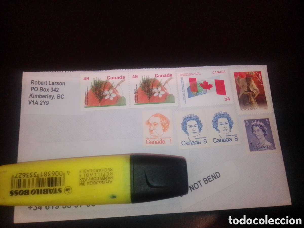 Sellos: Sobre franqueado Canad&aacute; - Foto 1