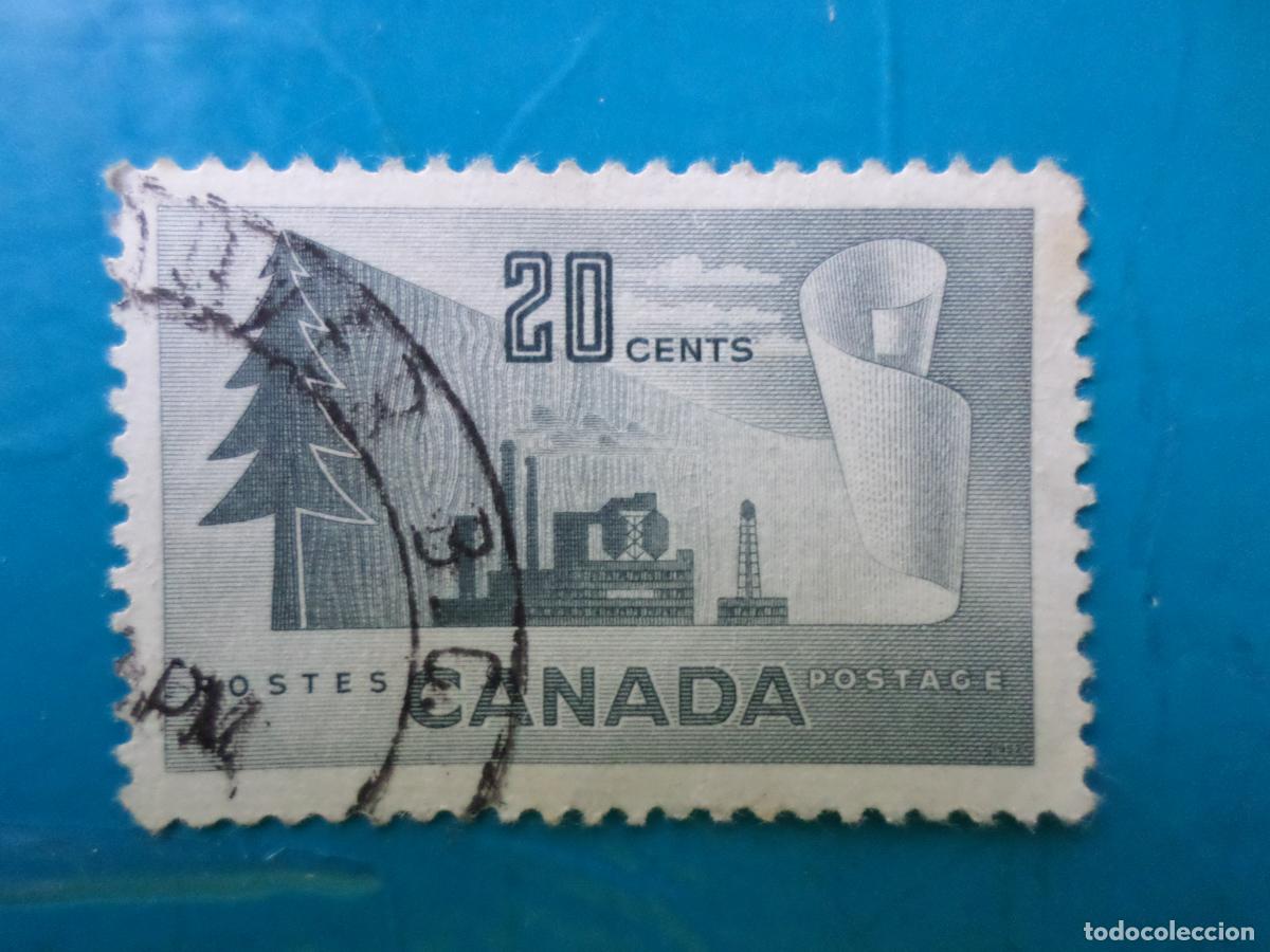 Sellos: canada, 1952, industria del papel, Yvert 251 - Foto 1